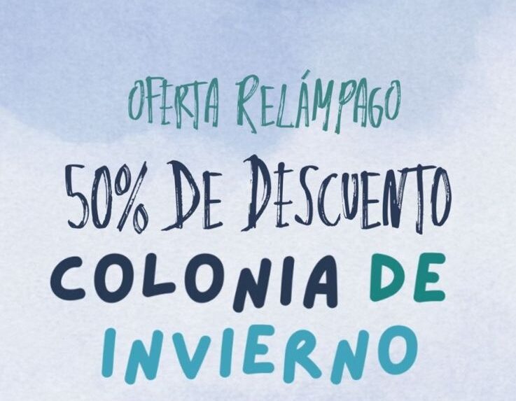 50% Descuento colonia de invierno