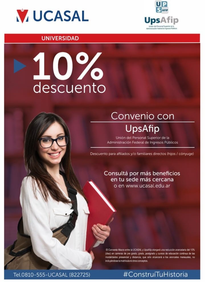 Nuevo beneficio para afiliados de UPSAFIP