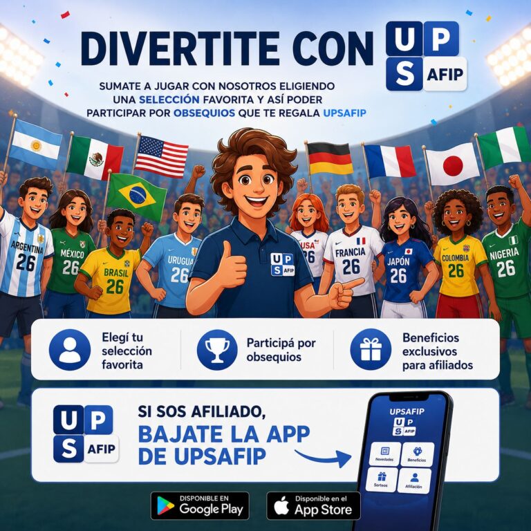 Juego mundial con UPSAFIP